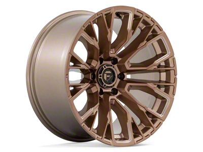 Fuel Wheels Rebar Platinum Bronze Milled 6-Lug Wheel; 20x9; 1mm Offset (14-18 Sierra 1500)