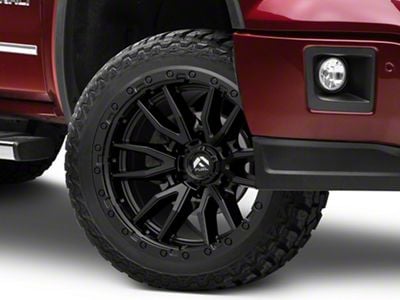 Fuel Wheels Rebel Matte Black 6-Lug Wheel; 22x10; -13mm Offset (14-18 Sierra 1500)