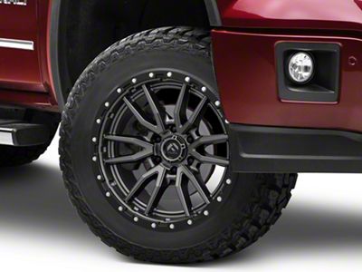 Fuel Wheels Rebel Matte Gunmetal 6-Lug Wheel; 20x9; 1mm Offset (14-18 Sierra 1500)