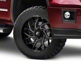 Fuel Wheels Runner Gloss Black Milled 6-Lug Wheel; 20x9; 1mm Offset (14-18 Sierra 1500)