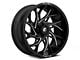 Fuel Wheels Runner Gloss Black Milled 6-Lug Wheel; 20x9; 1mm Offset (14-18 Sierra 1500)