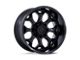 Fuel Wheels Scepter Blackout 6-Lug Wheel; 20x9; 1mm Offset (14-18 Sierra 1500)