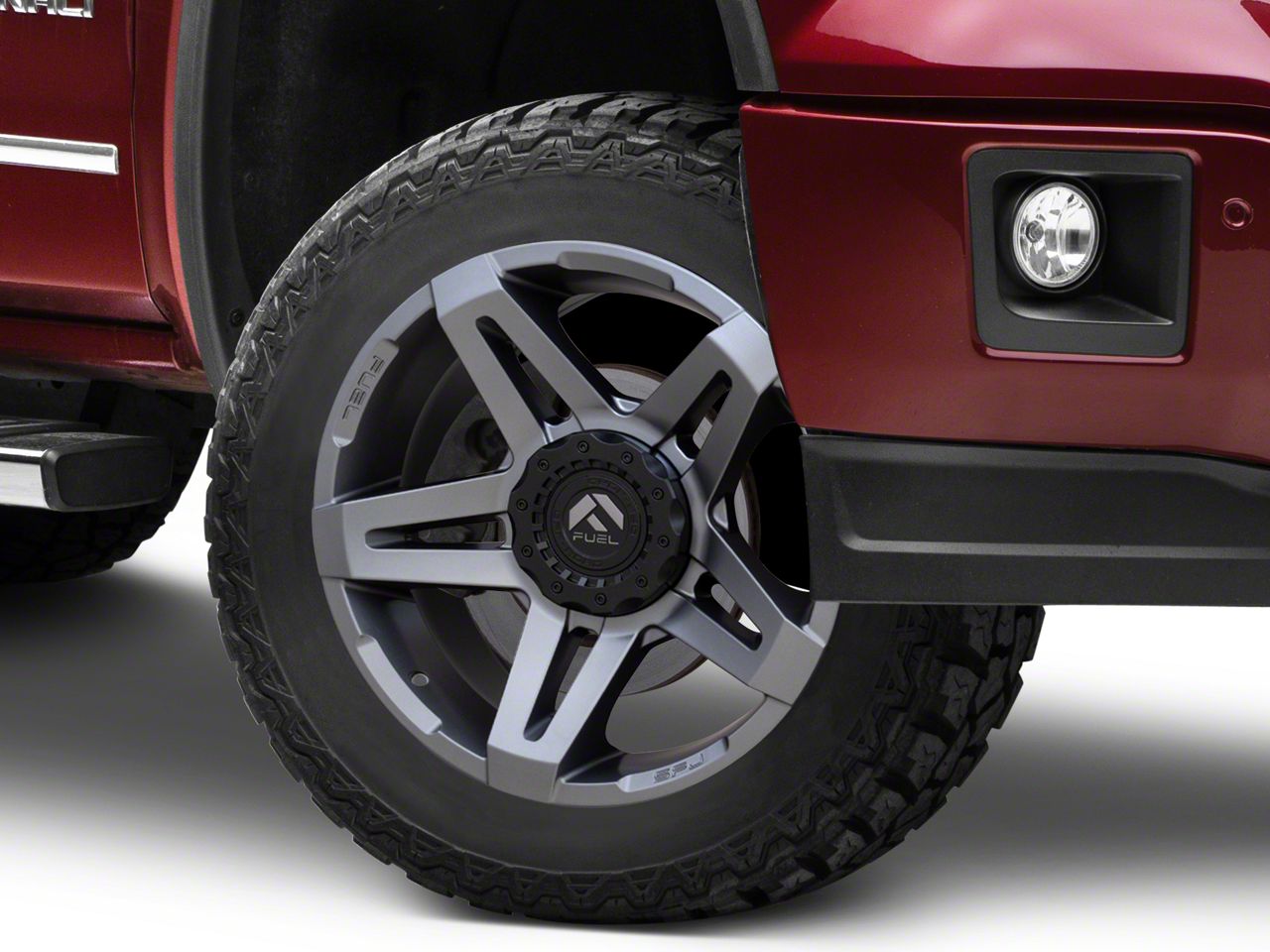 Fuel Wheels Sierra 1500 SFJ Matte Gunmetal 6-Lug Wheel; 20x10; -18mm ...