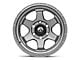 Fuel Wheels Shok Matte Gunmetal 6-Lug Wheel; 17x9; 1mm Offset (14-18 Sierra 1500)