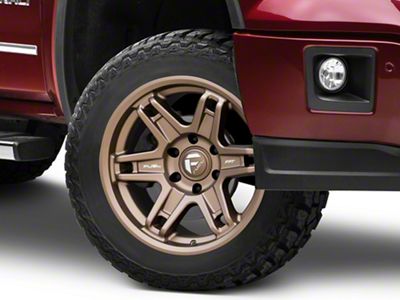 Fuel Wheels Slayer Matte Bronze 6-Lug Wheel; 20x9; 1mm Offset (14-18 Sierra 1500)