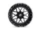 Fuel Wheels Stroke Gloss Black Milled 6-Lug Wheel; 22x14; -75mm Offset (14-18 Sierra 1500)