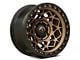 Fuel Wheels Unit Bronze with Matte Black Ring 6-Lug Wheel; 17x9; 1mm Offset (14-18 Sierra 1500)