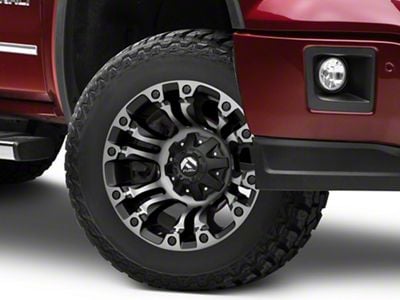 Fuel Wheels Vapor Matte Black with Gray Tint 6-Lug Wheel; 18x9; 1mm Offset (14-18 Sierra 1500)
