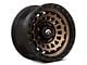 Fuel Wheels Zephyr Matte Bronze with Black Bead Ring 6-Lug Wheel; 17x9; 1mm Offset (14-18 Sierra 1500)