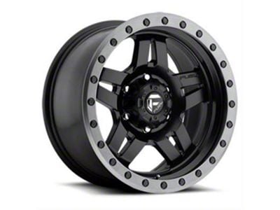 Fuel Wheels Anza Matte Black with Gunmetal Ring 6-Lug Wheel; 20x9; 19mm Offset (14-18 Silverado 1500)