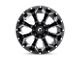 Fuel Wheels Assault Gloss Black Milled 6-Lug Wheel; 22x10; -18mm Offset (14-18 Silverado 1500)
