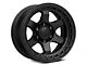 Fuel Wheels Block Matte Black with Black Ring 6-Lug Wheel; 18x9; 1mm Offset (14-18 Silverado 1500)