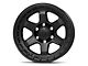Fuel Wheels Block Matte Black with Black Ring 6-Lug Wheel; 18x9; 1mm Offset (14-18 Silverado 1500)