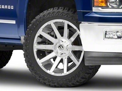 Fuel Wheels Contra Chrome 6-Lug Wheel; 22x10; -19mm Offset (14-18 Silverado 1500)