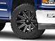 Fuel Wheels Contra Matte Black Milled 6-Lug Wheel; 20x9; 19mm Offset (14-18 Silverado 1500)