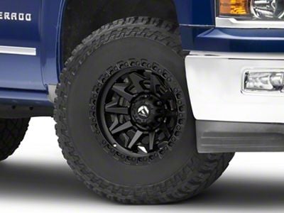 Fuel Wheels Covert Matte Black 6-Lug Wheel; 17x8.5; 14mm Offset (14-18 Silverado 1500)