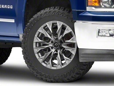 Fuel Wheels Flame Platinum 6-Lug Wheel; 20x10; -18mm Offset (14-18 Silverado 1500)