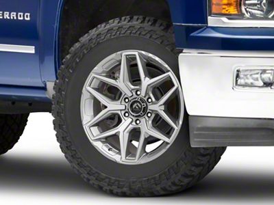 Fuel Wheels Flux Platinum 6-Lug Wheel; 20x9; 20mm Offset (14-18 Silverado 1500)