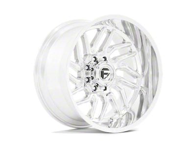 Fuel Wheels Hurricane Polished Milled 6-Lug Wheel; 24x12; -44mm Offset (14-18 Silverado 1500)