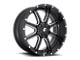 Fuel Wheels Maverick Matte Black Milled 6-Lug Wheel; 24x12; -44mm Offset (14-18 Silverado 1500)