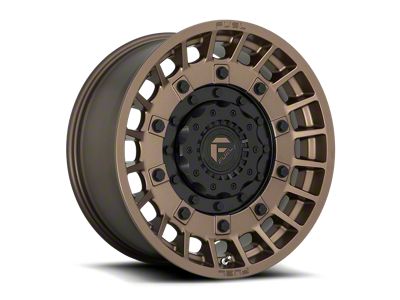 Fuel Wheels Militia Matte Bronze and Black 6-Lug Wheel; 17x9; 1mm Offset (14-18 Silverado 1500)