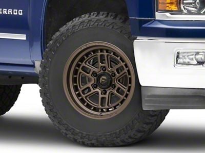 Fuel Wheels Nitro Matte Bronze 6-Lug Wheel; 17x9; -12mm Offset (14-18 Silverado 1500)