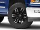 Fuel Wheels Rebar Gloss Black Milled 6-Lug Wheel; 20x9; 20mm Offset (14-18 Silverado 1500)