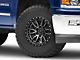 Fuel Wheels Rebel Matte Gunmetal with Black Bead Ring 6-Lug Wheel; 17x9; 1mm Offset (14-18 Silverado 1500)