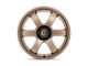 Fuel Wheels Rush Matte Bronze 6-Lug Wheel; 20x9; 1mm Offset (14-18 Silverado 1500)
