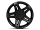 Fuel Wheels SFJ Matte Black 6-Lug Wheel; 20x10; -18mm Offset (14-18 Silverado 1500)