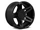 Fuel Wheels SFJ Matte Black 6-Lug Wheel; 20x9; 1mm Offset (14-18 Silverado 1500)