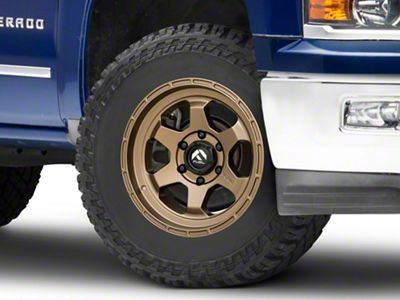 Fuel Wheels Shok Matte Bronze 6-Lug Wheel; 18x9; -12mm Offset (14-18 Silverado 1500)