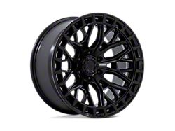 Fuel Wheels Sigma Blackout with Gloss Black Lip 6-Lug Wheel; 20x10; -18mm Offset (14-18 Silverado 1500)