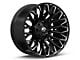 Fuel Wheels Strike Gloss Black Milled 6-Lug Wheel; 22x12; -44mm Offset (14-18 Silverado 1500)