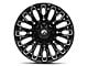 Fuel Wheels Strike Gloss Black Milled 6-Lug Wheel; 22x12; -44mm Offset (14-18 Silverado 1500)