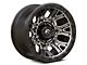 Fuel Wheels Traction Matte Gunmetal with Black Ring 6-Lug Wheel; 20x10; -18mm Offset (14-18 Silverado 1500)