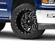 Fuel Wheels Triton Gloss Black Milled 6-Lug Wheel; 24x12; -44mm Offset (14-18 Silverado 1500)