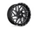 Fuel Wheels Triton Gloss Black Milled 6-Lug Wheel; 22x10; -19mm Offset (14-18 Silverado 1500)