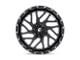 Fuel Wheels Triton Gloss Black Milled 6-Lug Wheel; 22x10; -19mm Offset (14-18 Silverado 1500)