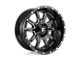 Fuel Wheels Vandal Gloss Black Milled 6-Lug Wheel; 20x9; 19mm Offset (14-18 Silverado 1500)