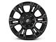 Fuel Wheels Vapor Matte Black Double Dark Tint 6-Lug Wheel; 18x9; 1mm Offset (14-18 Silverado 1500)