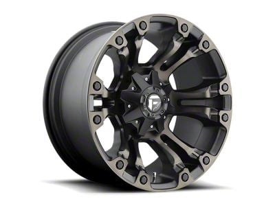 Fuel Wheels Vapor Matte Black Double Dark Tint 6-Lug Wheel; 22x10; -19mm Offset (14-18 Silverado 1500)