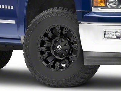 Fuel Wheels Vapor Matte Black 6-Lug Wheel; 18x9; 1mm Offset (14-18 Silverado 1500)