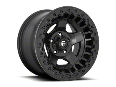 Fuel Wheels Warp Beadlock Matte Black 6-Lug Wheel; 17x9; -15mm Offset (14-18 Silverado 1500)