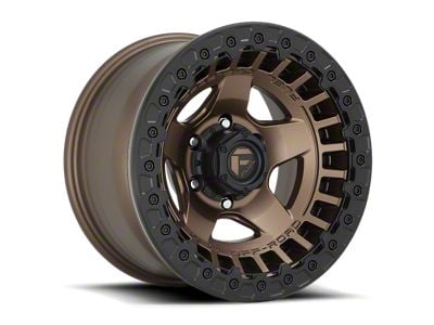 Fuel Wheels Warp Beadlock Matte Bronze 6-Lug Wheel; 17x9; -15mm Offset (14-18 Silverado 1500)