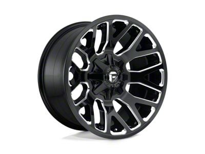 Fuel Wheels Warrior Gloss Black Milled 6-Lug Wheel; 20x9; 20mm Offset (14-18 Silverado 1500)