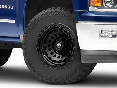 Fuel Wheels Zephyr Matte Black 6-Lug Wheel; 18x9; -12mm Offset (14-18 Silverado 1500)