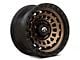 Fuel Wheels Zephyr Matte Bronze with Black Bead Ring 6-Lug Wheel; 17x9; 1mm Offset (14-18 Silverado 1500)