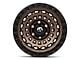 Fuel Wheels Zephyr Matte Bronze with Black Bead Ring 6-Lug Wheel; 17x9; 1mm Offset (14-18 Silverado 1500)