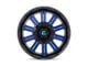 Fuel Wheels Hardline Gloss Black with Blue Tinted Clear 6-Lug Wheel; 20x9; 19mm Offset (15-22 Canyon)